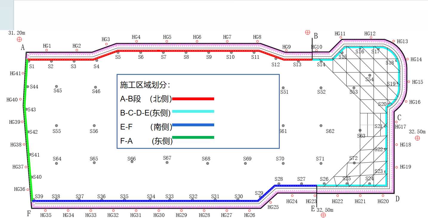 济宁汶上县基坑支护设计